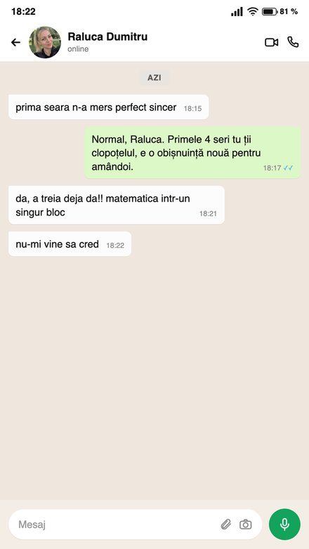 Mesaj de la o mamă