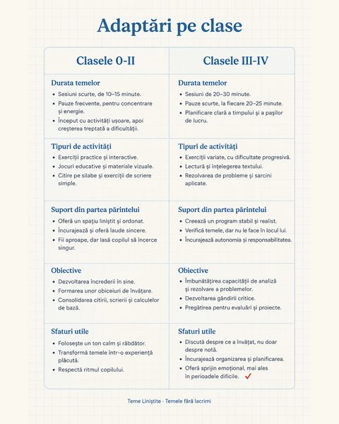 Adaptări pe clase